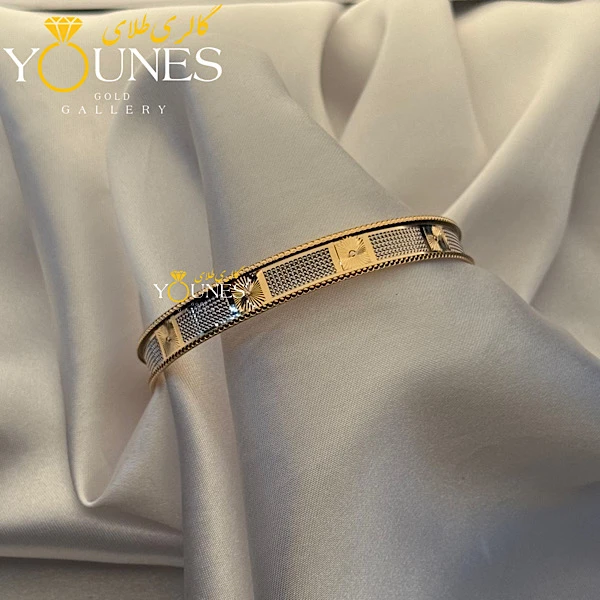 النگو طلا تراش دار آریس